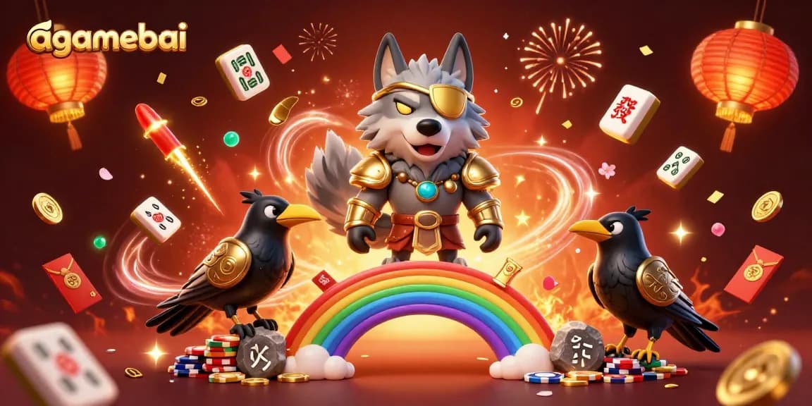 Play exciting agamebai with captivating visuals of Odin, ravens, and casino elements.