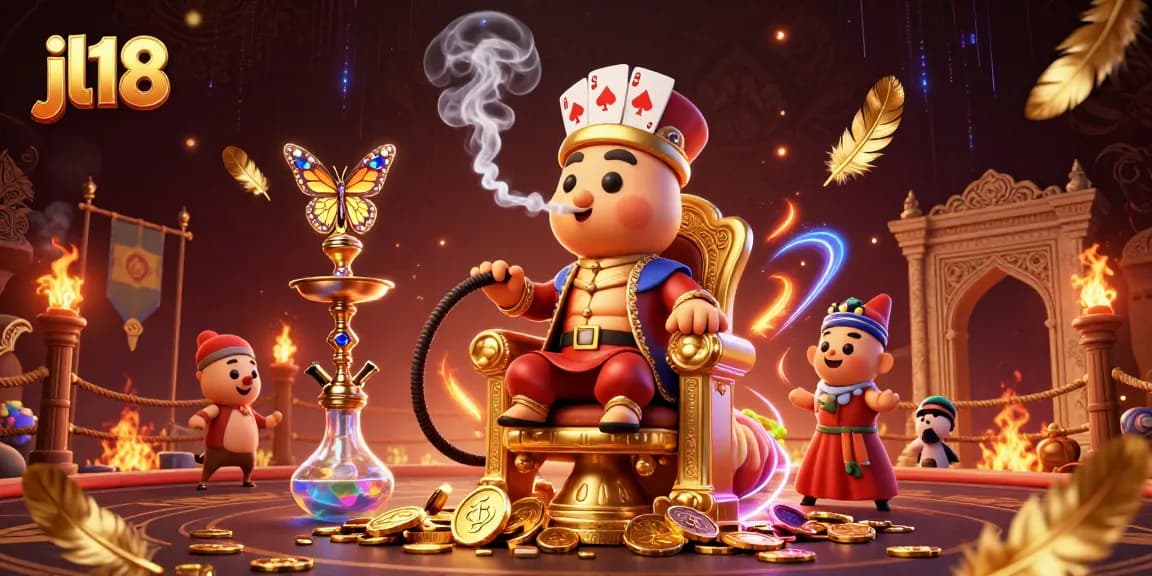 Experience thrilling gameplay at jl18 with vibrant casino action, golden coins, and dynamic game elements.