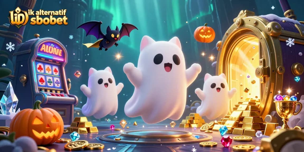 Experience winning with link alternatif sbobet in a dynamic haunted casino scene.