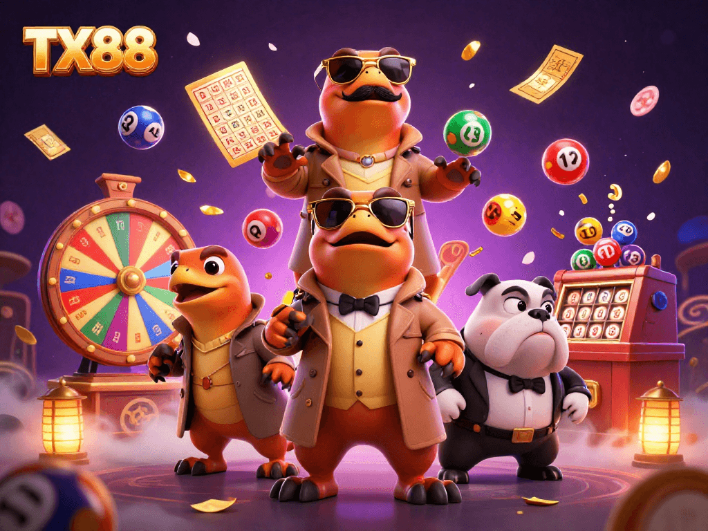 Get ready to play at TX88 with raptors sneaking into a VIP casino lounge for a fun gambling adventure.