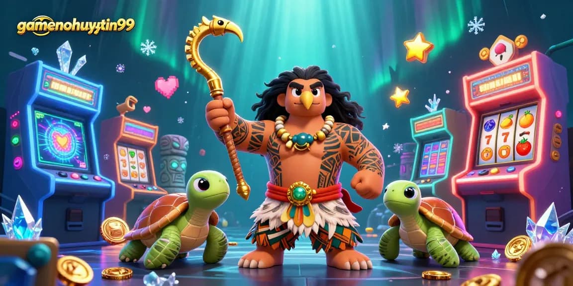 Engage with gamenohuuytin99's vibrant casino experience featuring exciting slot elements and dynamic characters.