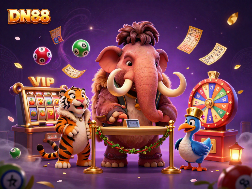 Engage with DN88 and experience vibrant casino magic with unique characters and dynamic game elements.