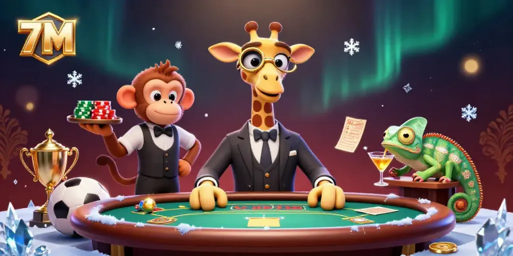Experience sports betting excitement with engaging visuals from the 7M platform.