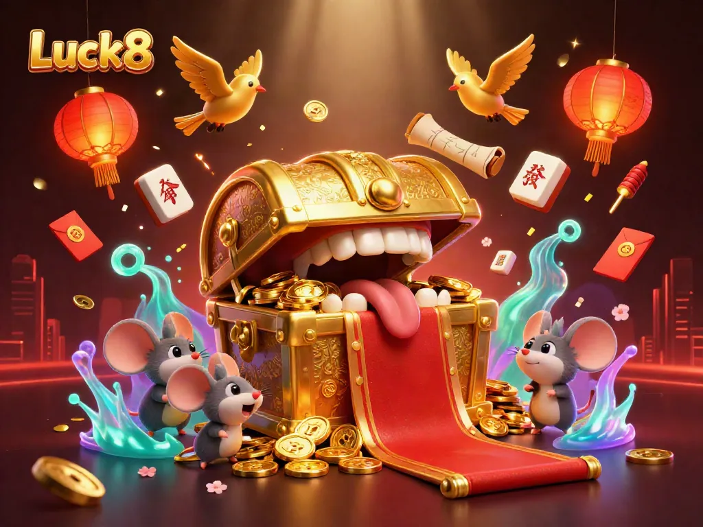 Experience immersive gaming at Luck8 with vibrant cash prizes and captivating characters.
