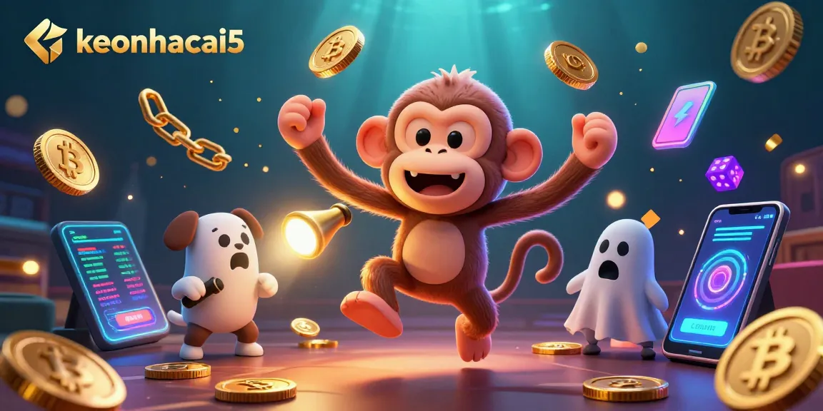 Experience the thrilling world of keonhacai5 with a playful poltergeist monkey and ghost-hunting puppy!