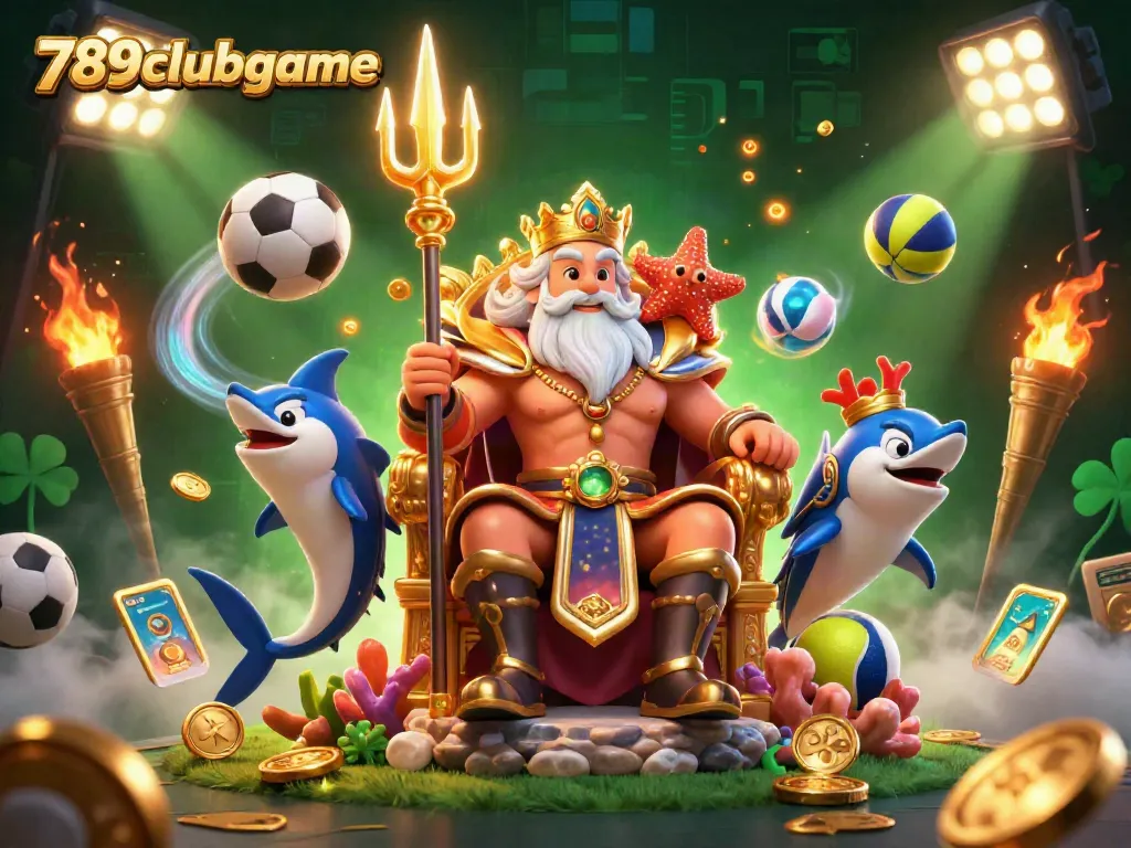 Experience thrilling bets at 789clubgame with Neptune's sea kingdom and dynamic sports elements.