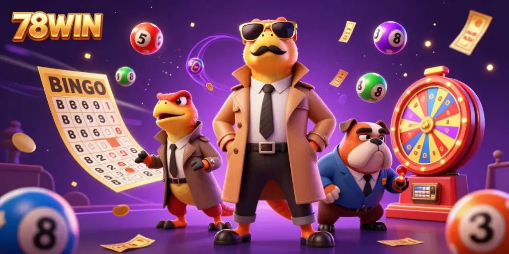 Experience fun and excitement at 78WIN with 3D cartoon raptors trying to enter the VIP casino.