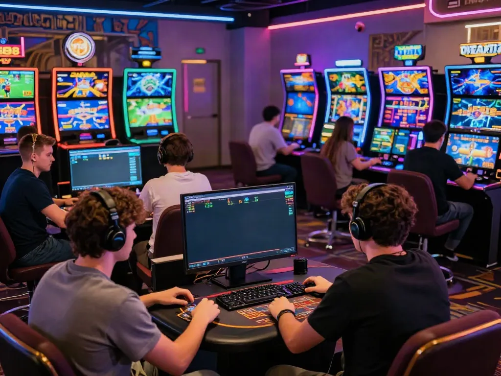 Exciting TX88 online gaming environment showcasing diverse players engaging in sports betting and casino games.