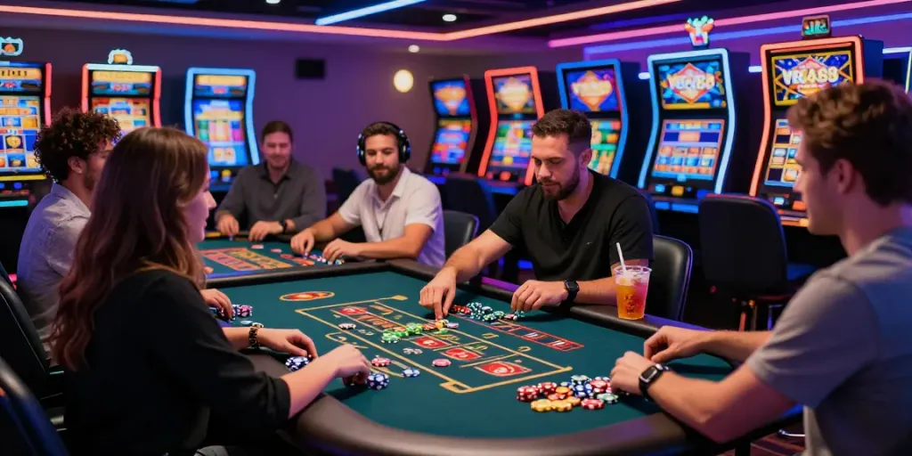 Engaging online gaming experience showcasing Vegas88 in a vibrant virtual casino.