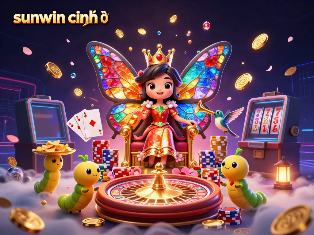 Experience the vibrant world of sunwin chính thức with dazzling games and rewards in this dynamic casino scene.