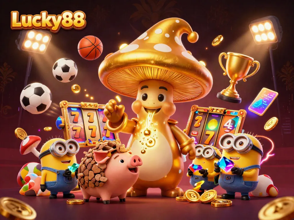 Experience thrilling wins at Lucky88 with a magical 3D casino adventure.