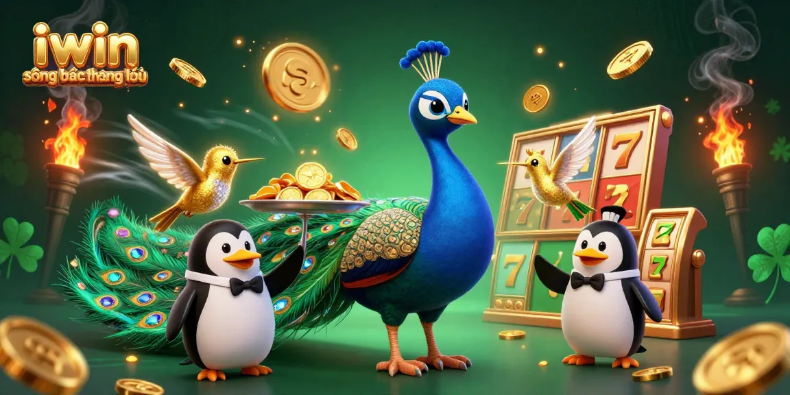 Experience the excitement at iwin sòng bạc thượng lưu with vibrant casino elements and engaging characters.