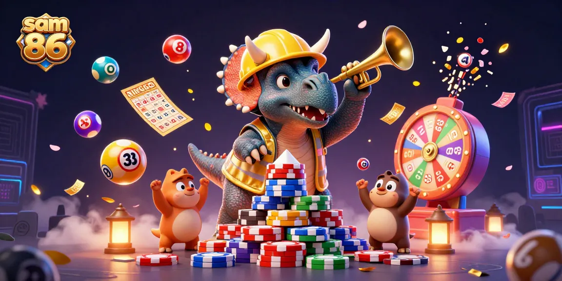 Play and win exciting games at sam 86 with vibrant graphics, dynamic lottery elements, and thrilling casino action.
