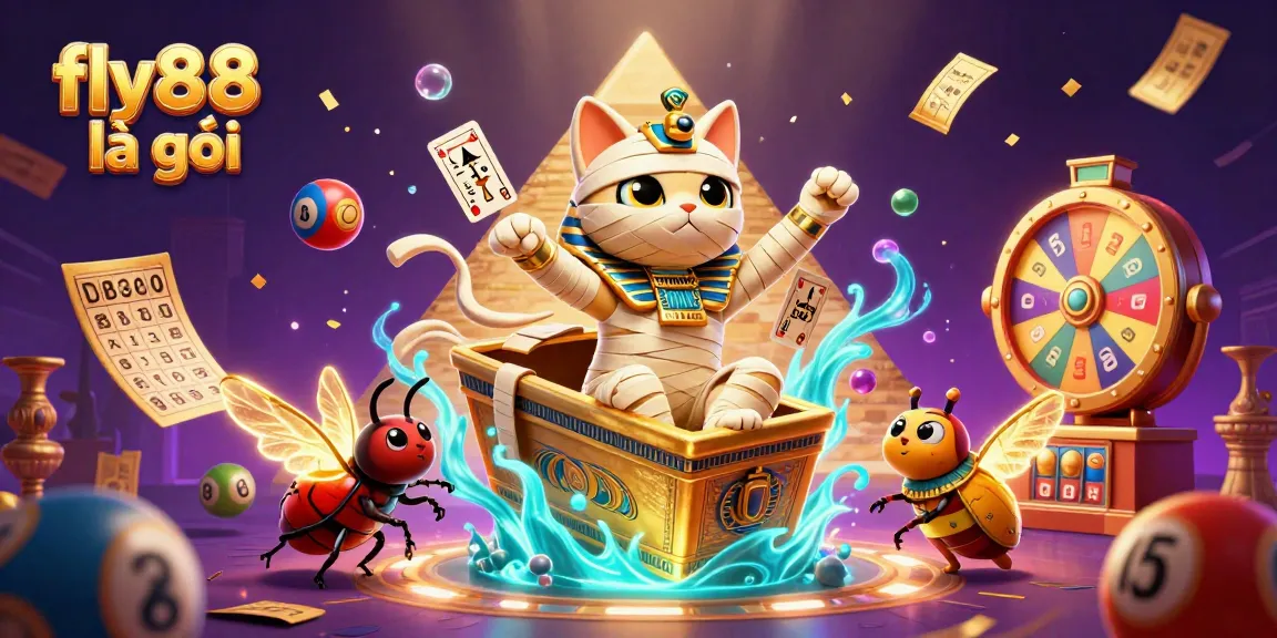 Experience the excitement of fly88 là gì with animated characters in a vibrant casino setting.
