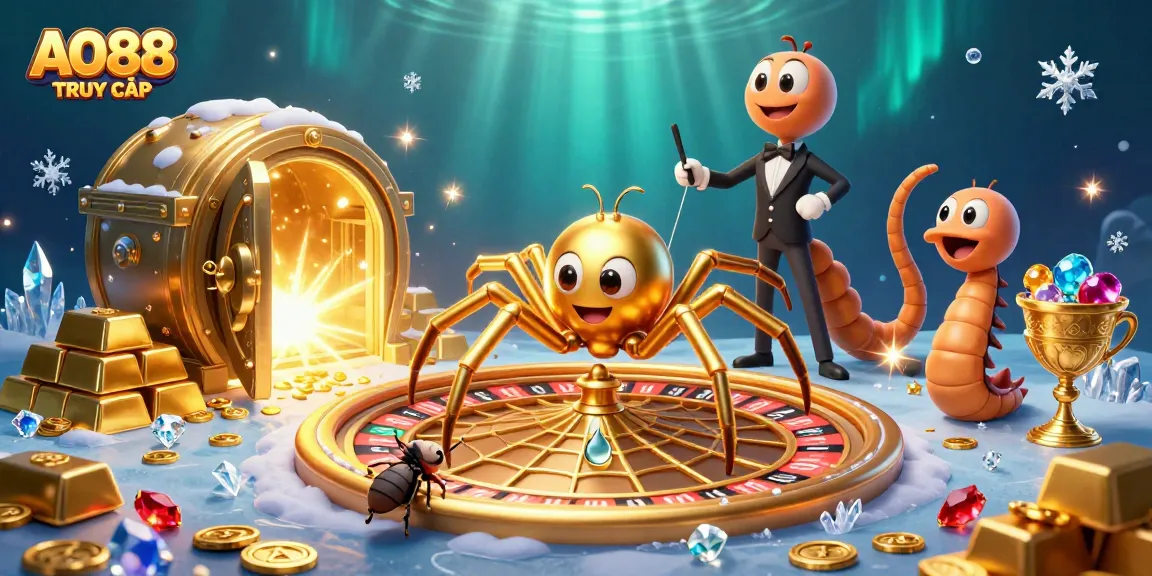 Engage in exciting betting at AO88 TRUY CẬP with a magical roulette-themed illustration.