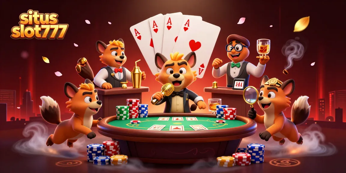 Experience the casinos at situs slot777 with lively hyenas entertaining and winning big.