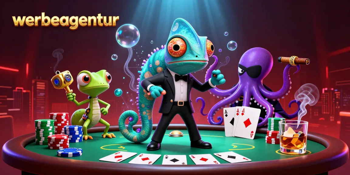 Engage with the thrilling casino world at werbeagentur with dynamic characters and poker elements.